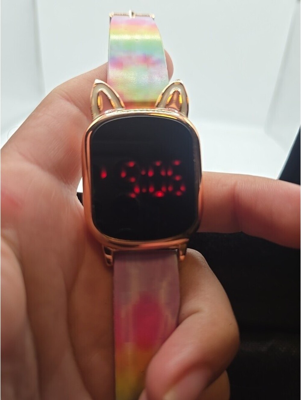 Accutime Watch Corp Digital Cat Watch WN4091WM 9" Length, Turns On